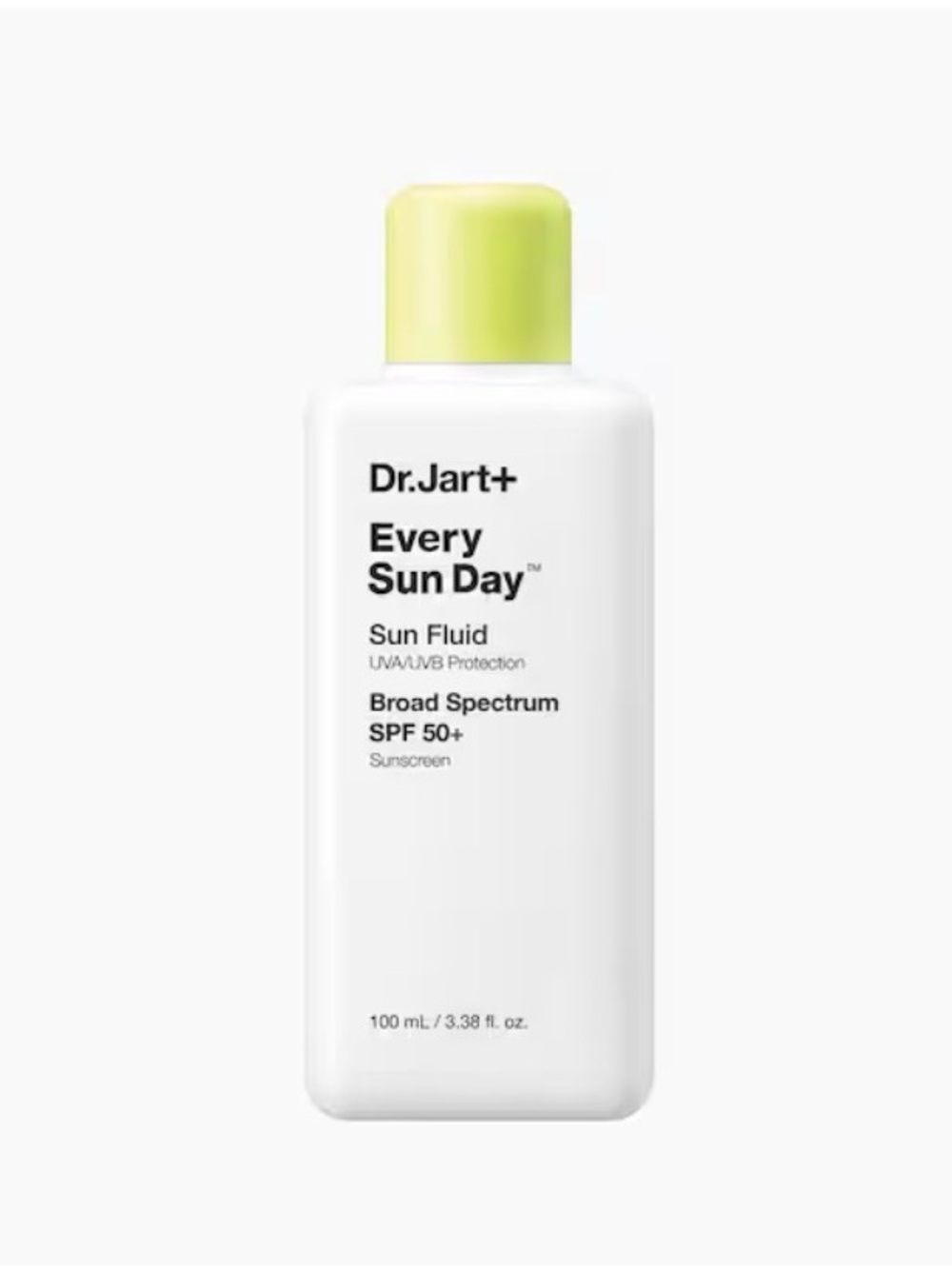Dr. Jart+ Every Sun Day Sun Fluid SPF 50+ – White with Yellow Cap